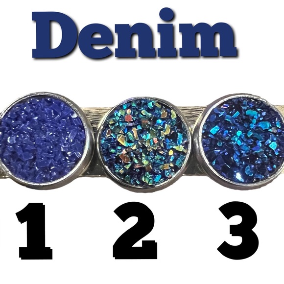 Druzy Crystal and Silver Earrings - Picture 8 of 17